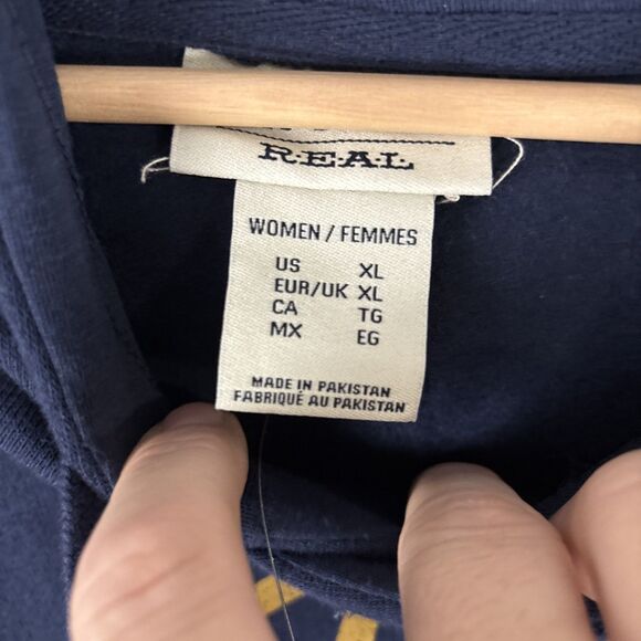 Ariat Sweater Womens Size XL Blue Casual Pullover Hoodie Sweatshirt NWT - Picture 4 of 6